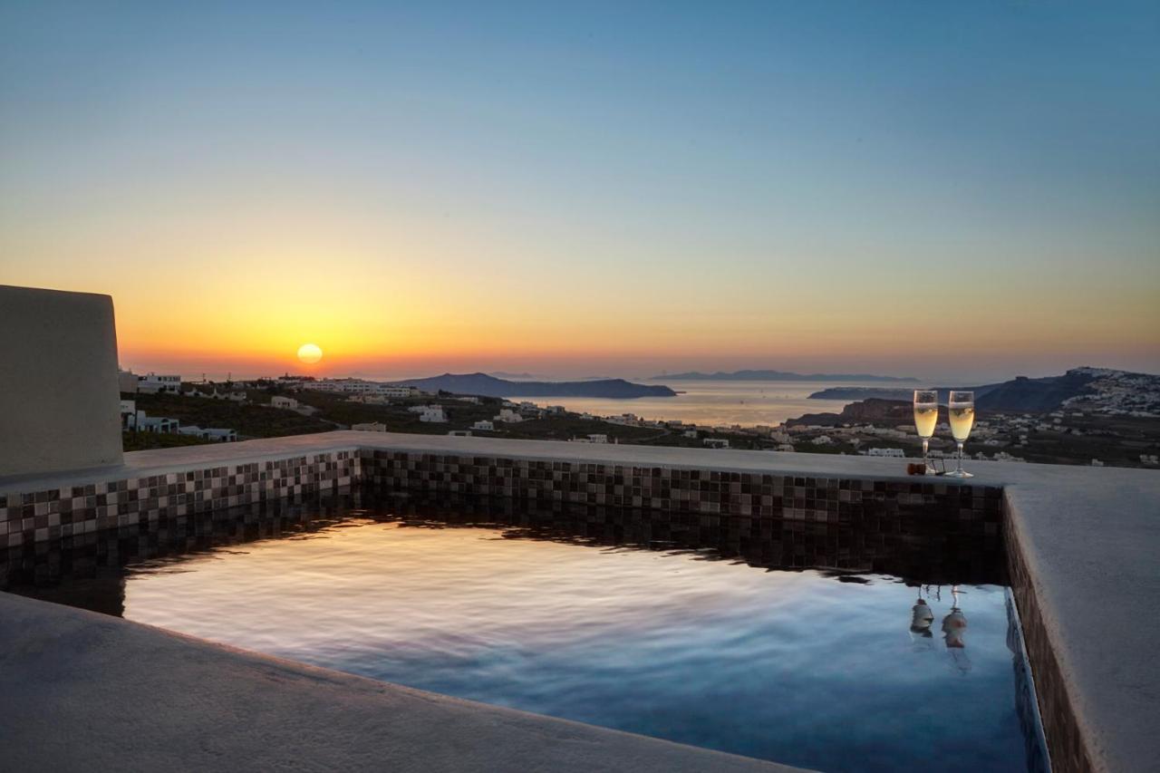My Santorini Villa, Pyrgos Luxury Bagian luar foto